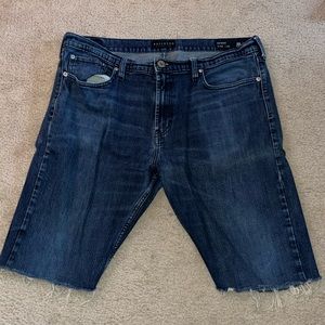 Bullhead Denim Co. Blue Cut-off Jean Shorts, Size 36 Men's
